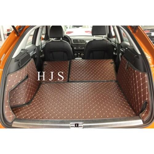 No Odor Waterproof Carpets Non Slip Easy Clean Full Surrouned Car Trunk Mats Customized for Audi Q3