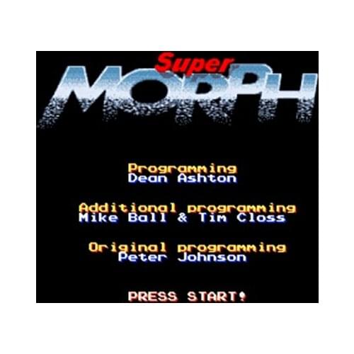 Super Morph 16 bit Big Gray Game Card For NTSC Game Player Drop Shipping