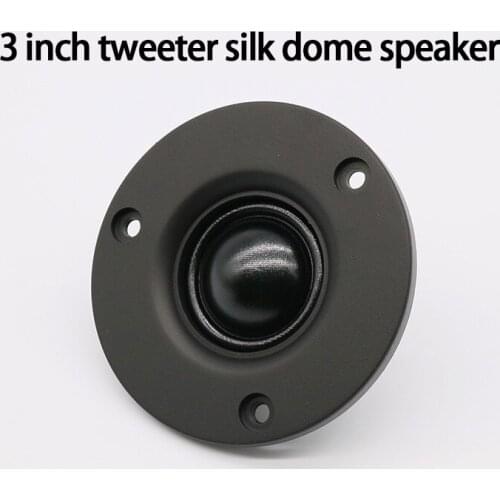 KYYSLB 10-15W 3 Inch Tweeter Speaker Imported Original Silk Dome Speaker Fine High Pitch Sound Authentic and Durable