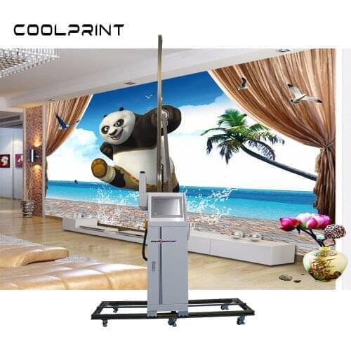 3D Wall Inkjet Printer Wall Painting machine Price Vertical Wall Printing Machine UV
