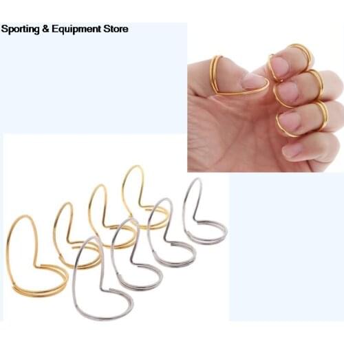 4Pcs/Set Adjustable Metal Thumb Finger Guitar Picks Forefinger Stretchable Good Pick Guitar Bass Accessories