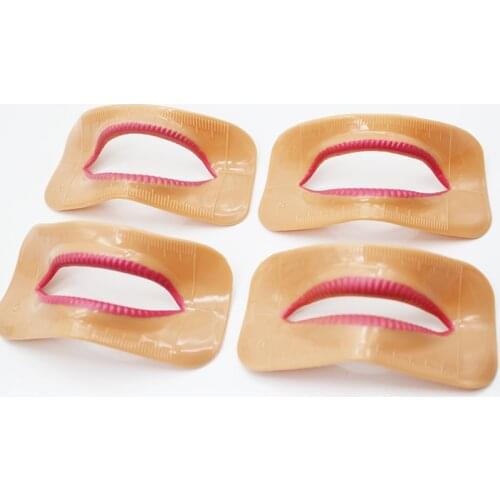 4 pcs Different Shape Lip Model Dental tools Dental Denture Lab Denture Laboratory Mouth Measuring Lip Measurement Tool