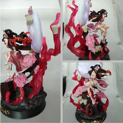 Anime Demon Slayer GK Nezuko Demonized Blood Explosive 1/6 Statue Boxed Figure anime figures