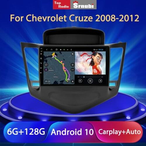 Srnubi 2 Din Android 10 Carplay Auto Car Radio for Chevrolet Cruze 2008-2014 Multimedia Video Player Navigation GPS Stereo DVD