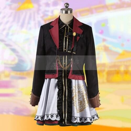 Azusawa Kohane Cosplay from Project Sekai Colorful Stage!Vivid BAD SQUAD Black member uniform Customize Costume Full set E