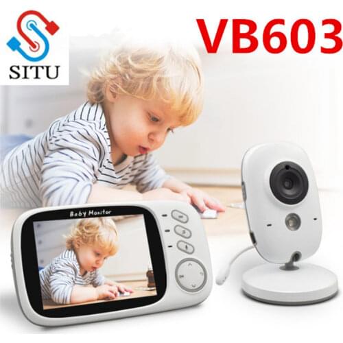 Wireless LCD Audio Video Baby Monitor VB603 Radio Nanny Music Intercom IR 24h Portable Baby Camera Baby Walkie Talkie Babysitter