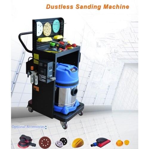 Dustless Dry Grinding System for Automobile Dustless Dry Mill Pneumatic Dust Absorbing and Polishing Machine