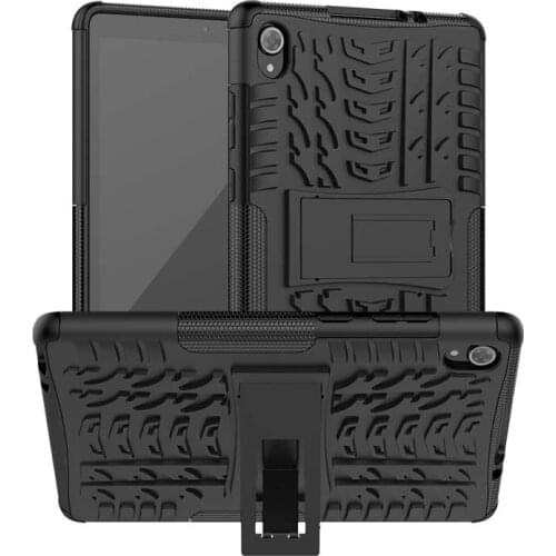 Case for Lenovo Tab M8 FHD TB-8705F 8705N Stand Cover Shockproof Rubber Bumper Dual Layer Armor Cover
