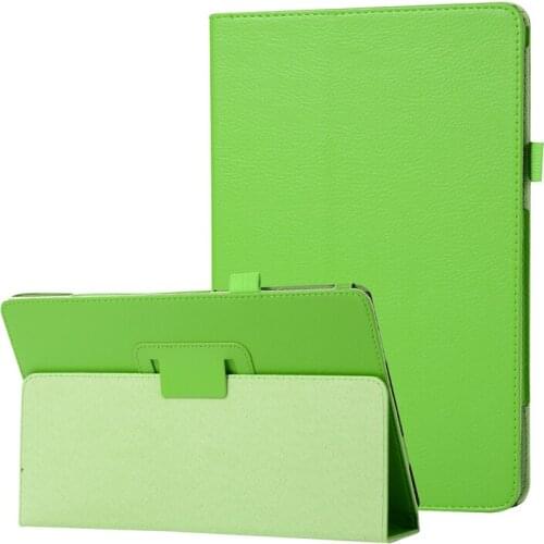 Litchi Book Flip Cover PU Leather Case for Samsung Galaxy Tab S4 10.5 SM-T835 SM-T830 T835 T830 2018 Tablet Case + Free Gift