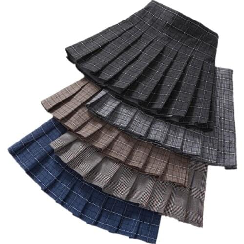 High Waist Girls Kids Big Childrens Draped Skirt Student Clothing Mini