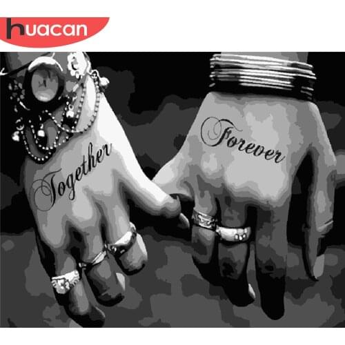 HUACAN Paint By Number Couple Drawing On Canvas HandPainted Painting Art Gift DIY Pictures By Number Hand Kits Home Decor