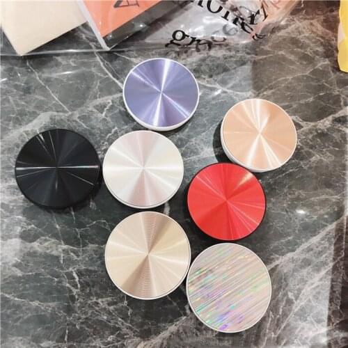 Round Phone Stand Metal Color Solid Design for Iphone New Trend 2020 Mobile Holder Car Or Desk Direction Universal