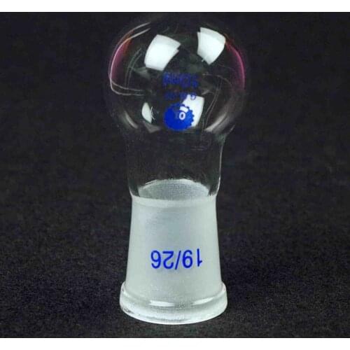 10ml Quickfit 19/26 Socket Lab Glass Flask Round Bottom Single Short Neck Ware