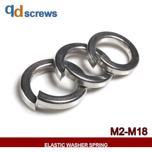M2M2.5M3M4M5M6M8-M18 Ordinary stainless steel elastic washer Spring gasket GB93 DIN127