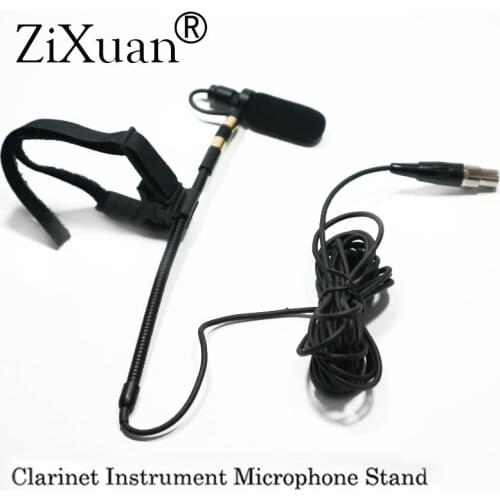 Music Instrument Microphone Condenser Clarinet instrument Microfone For AKG Shure Samson Wireless System XLR transmitter