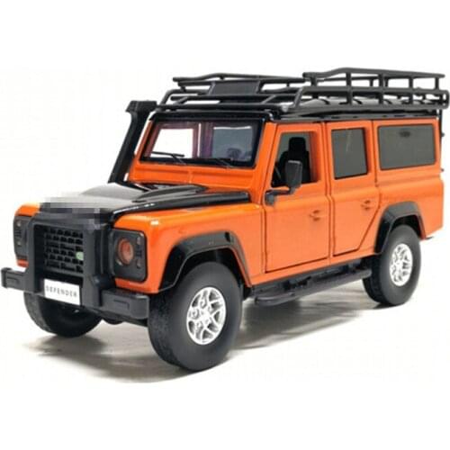 1/32 Model Car Diecast Toy Vehicle With Sound Light Effect& Pull Back Function For Land Rover Defender