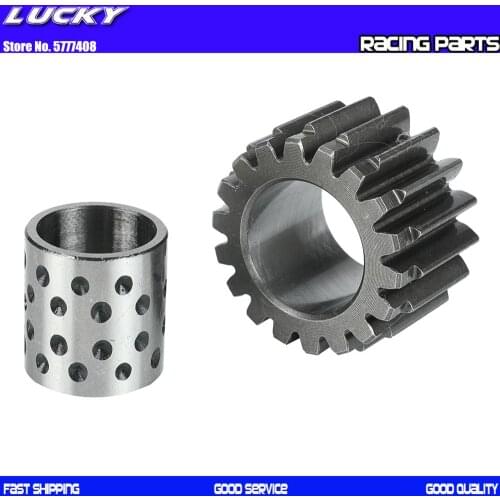 Motorcycle 18T Clutch Primary Drive Gear Bush For Lifan 125cc Manual Clutch 1P52FMI-K Horizontal Kick Starter Engines