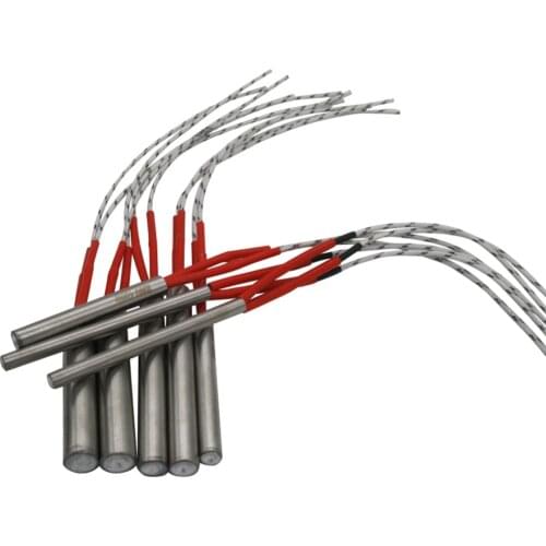 Free shipping 12 x 100mm 250W Heating Element Mould Wired Cartridge Heater AC 220V Electricity Generation Temperature control