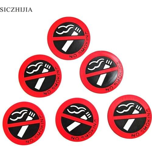 No smoking car sticker decoration for Volvo S40 S60 S80 XC60 XC90 V40 V60 C30 XC70 V70