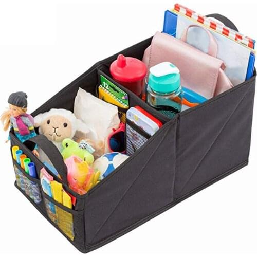 2021 New Hot Fashion 1pcs Trunk Cargo Organizer Folding Caddy Storage Collapse Bag Bin for Car Truck SUV