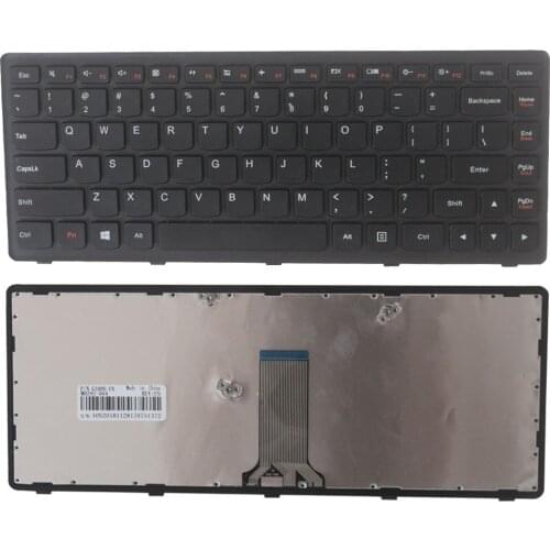 New US keyboard For Lenovo G400AS G400S G400AS G400AS G405S Z410 Laptop Keyboard with Frame English black