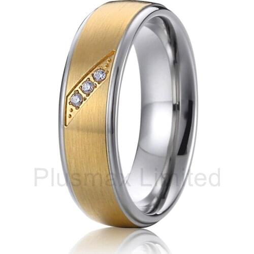 Anel feminino A wedding rings as unique as she is beautiful titanium wedding band anniverary rings