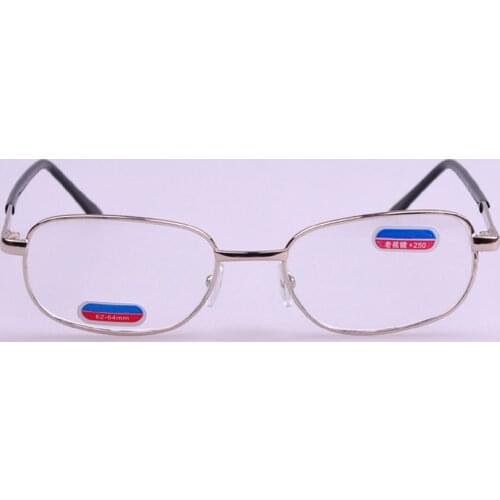 2017 New Square Reading Glasses Metal Frame Optical Glass Presbyopic Eyewear Glasses R075