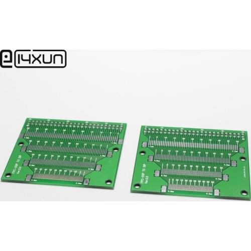 1pcs/lot 50P FFC FPC Adapter Plate 0.5MM 0.6 0.7 0.8 0.9 1.0 1.1 1.2MM Pitch 50Pin Flat Cable Socket Connector for PCB Board