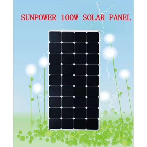 Power and strong quality assurance sunpower PET film 32cell 125mm*125mm for 12v 18v battery charge