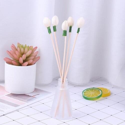 Clear Glass Aroma Diffuser Empty Bottles Scrub Cone Containers for Essential Oils DIY Replacement Reed Jars Wedding Party Decor