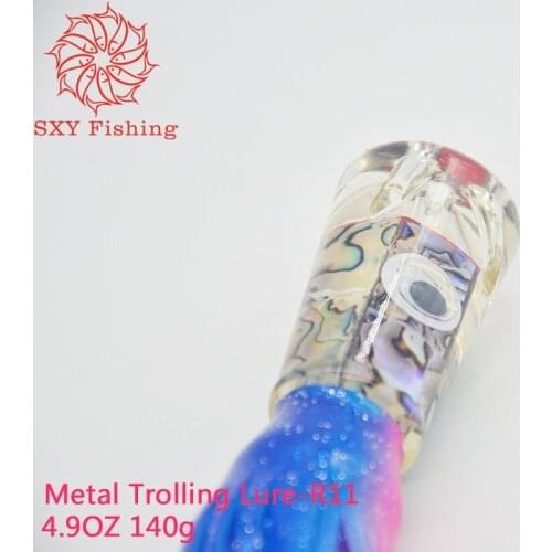 SXY FISHING Resin Trolling Lure Resin bait mother of pearl paper Lure Big game Lure