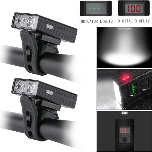 Bike Light Waterproof USB Rechargeable LED MTB Front Lamp Headlight Aluminum Ultralight Flashlight Bicycle Lights