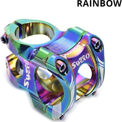 SWTXO MTB Steam CNC 35mm length suitable for31.8mm handlebar 0 Degree Ultralight bicycle stem bicycle accessories