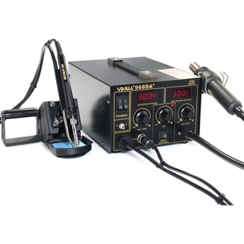 YIHUA 968DA++ Electronic Cell Phone 3 In1 Soldering , PCB / IC Rework Station 720W 220V