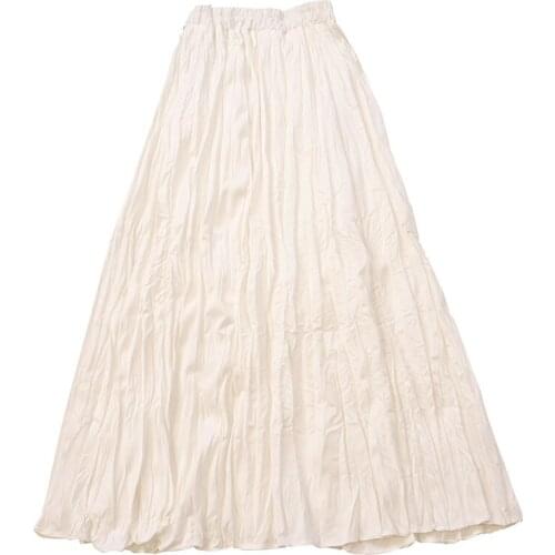 ZG1727 2021 women spring and summer new fashion pleated skirt students high waist skirt tide cheap wholesale