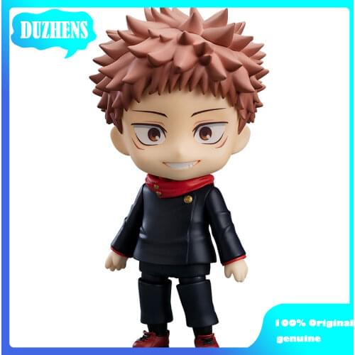 100% Original genuine Jujutsu Kaisen Yuji itadori Q version figma PVC Action Figure Anime Figure Model Toys Figure Doll Gift