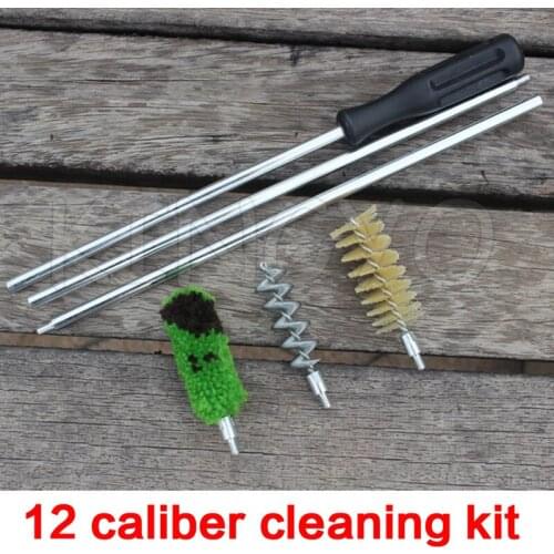 12GA Universal ShotGun Cleaning Kit shotgun cleaning brush Universal ShotGun Cleaning Kit Aluminum Rod gun cleaning brush