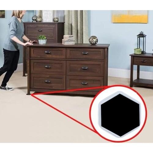 4Pcs Heavy Duty Furniture Sliders Table Moving Pads Floor Protector Easy Move X6HD
