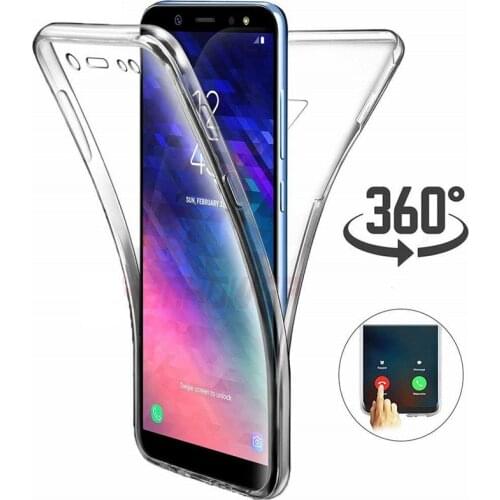 Back Covers for Samsung Galaxy J4 J6 J7 J8 2018 Plus Prime 2018 Silica Gel Shockproof Durable Full Protection Clear Phone Cases