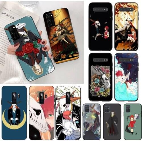 CUTEWANAN The Ancient Magus' Bride Phone Case for Samsung S20 plus Ultra S6 S7 edge S8 S9 plus S10 5G lite 2020