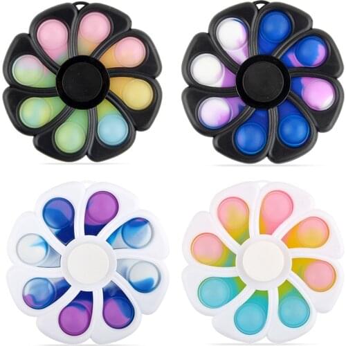 Adult Children Decompression Toy Simple Dimple Toy Finger Gyro Bubble Toy Kids Adults Early Educational Autism Special Need