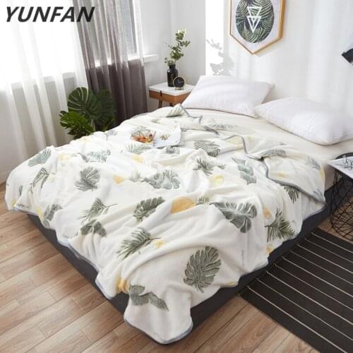 Pineapple blankets fashion quilts twin full queen king white blankets soft Throw Flannel blankets on Bed/car/sofa leaves rugs