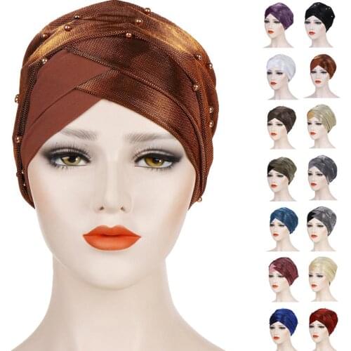Muslim Headdress Turban Cap For Women Solid Cotton Inner Hijabs Bonnet Arab Wrap Head Hijab Underscarf Caps Islamic Turbantes
