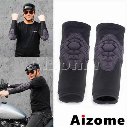 1Pair Men Arm Sleeves Cover Protection Joint Anti-Collision Sleeves Motorcycle Bikes Rinding UV Sun Breathable Long Hand Sleeves