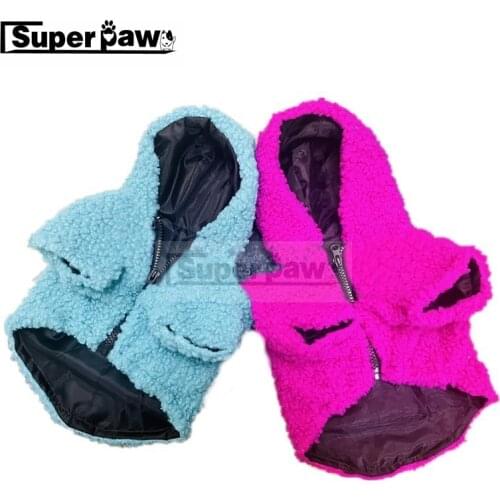 New Pet Dog Jacket Hoodie Winter Warm Coat Clothes For Small Medium Dogs Schnauzer French Bulldog Pug Schnauzer YKC33