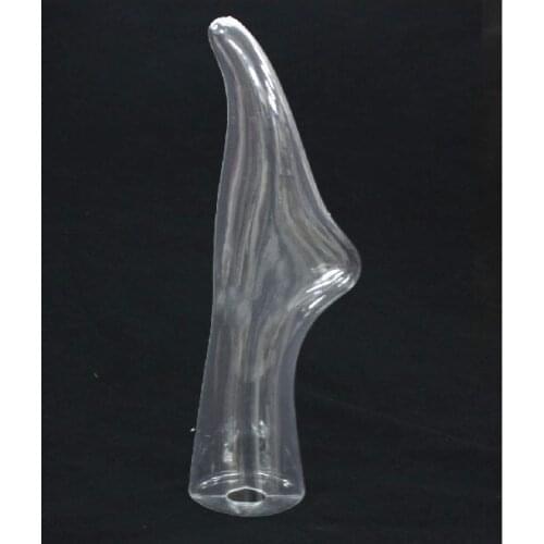 New Female Clear Right Foot Mannequin Sock Shoes Display Dummy Model Torso Stand