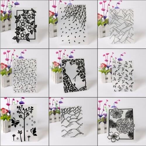 New Arrival Plastic Embossing Folder Template Cake Decorating DIY Scrapbook Paper Card Making Craft Stencils