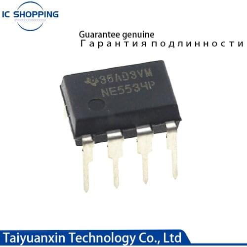 5PCS Brand New Original NE5534P DIP8 NE5534 Single-channel High-efficiency Low-noise Operational Amplifier