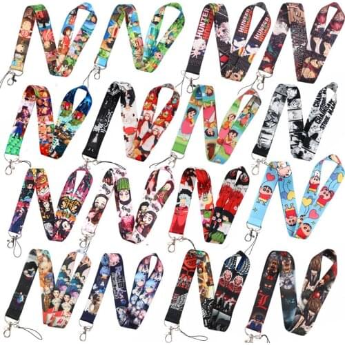 P5709 Japanese Anime Heidi Lanyard Keychain ID Card Pass Gym Mobile Phone USB Badge Key Ring Holder Neck Straps Accessories