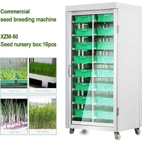 Commercial seed breeding machine Thermostatic control sprouts incubator Pollution-free seedling machine for wheat/garlic/pea 1PC
